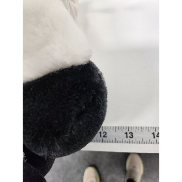 Vintage 1995 Black White Plush Soft Toy Cow Hand Puppet Happiness Always NEW - Picture 12 of 12